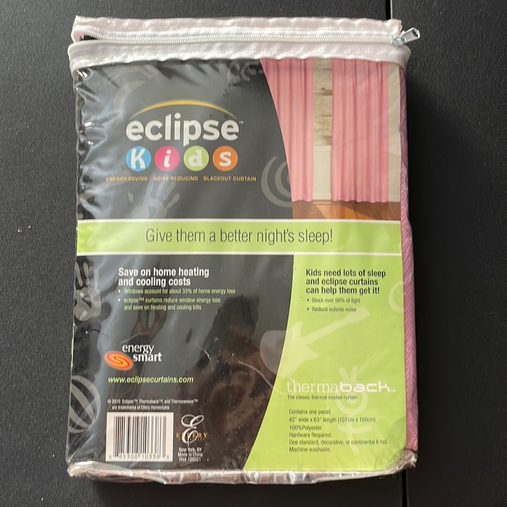 Eclipse pink blackout panel